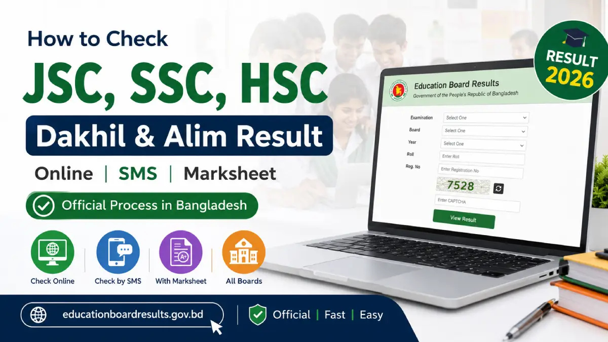 Bangladesh Education Board Result 2026: SSC, HSC, Dakhil & Alim
