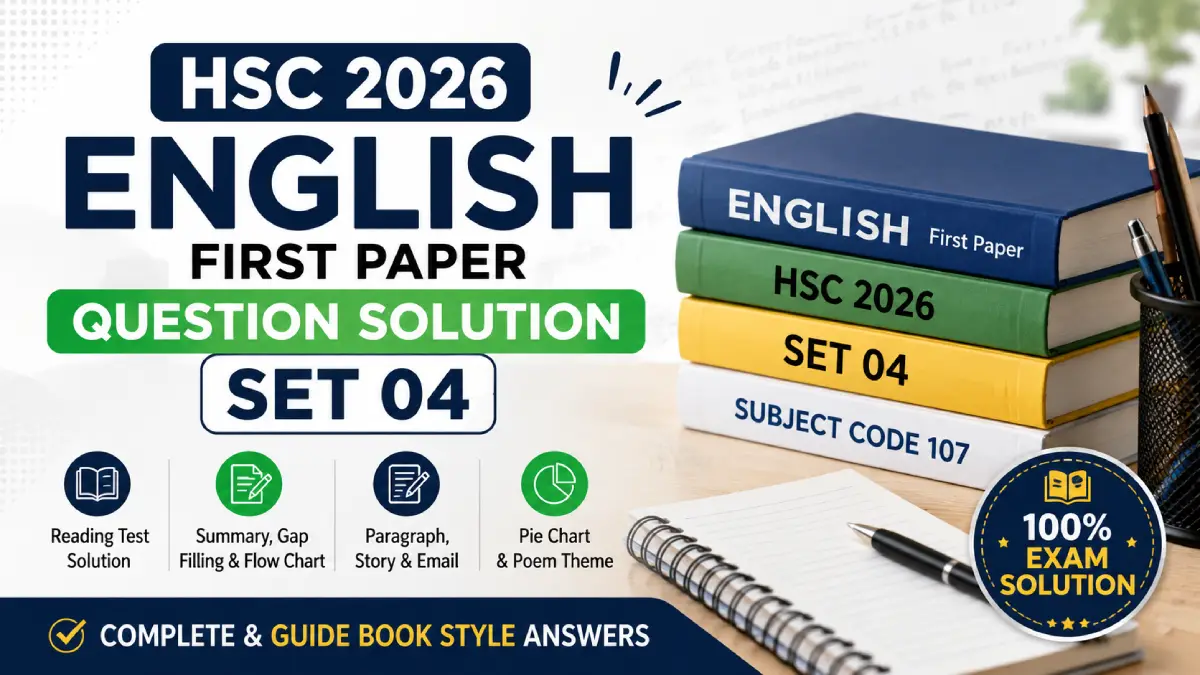 HSC English First Paper Question Solution 2026