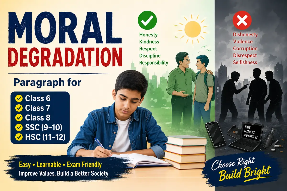 Moral Degradation Paragraph